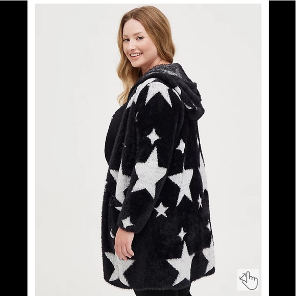 Torrid ⭐️ Star ⭐️ Cardigan with Hood - Picture 5 of 5